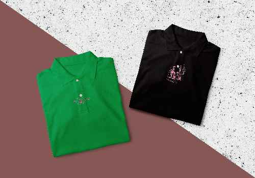 Mens Polo Neck T shirt